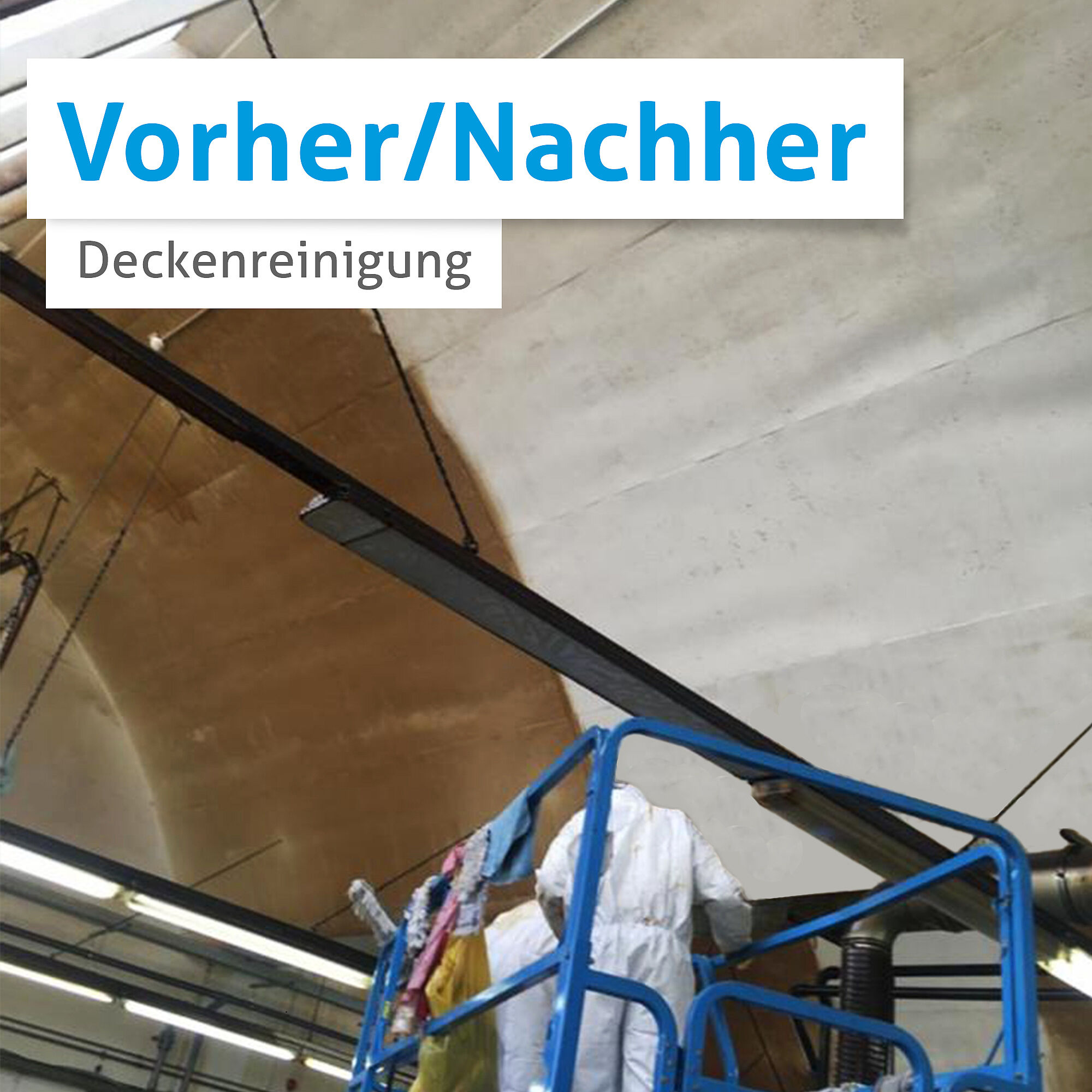 Deckenreinigung in Nürnberg von RAHMER Dienstleistungen